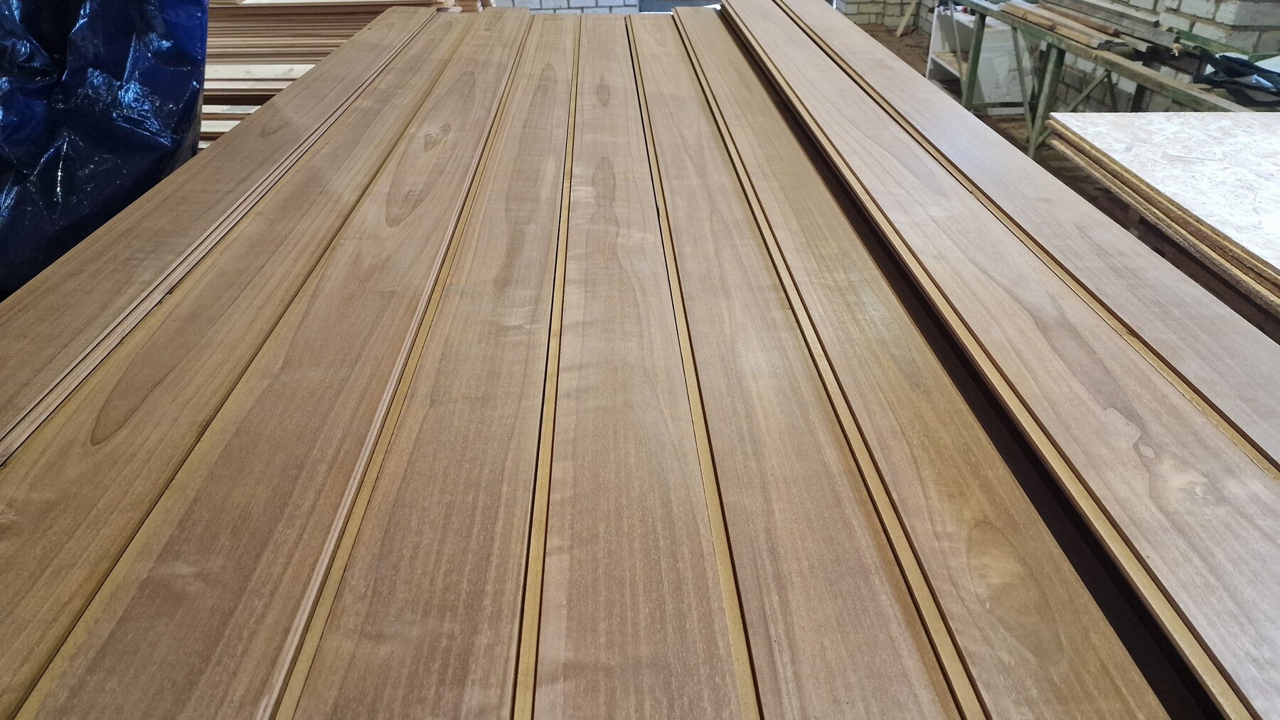 Termotöödeldud haava STS4 voodrilauad 15 × 100 mm